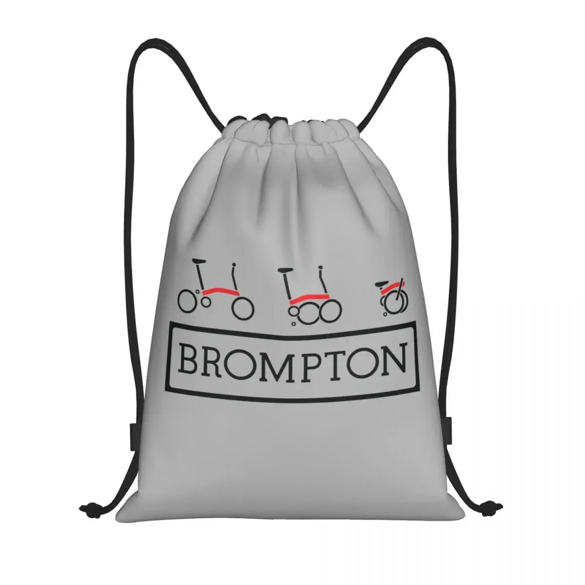 

Рюкзак Bromptons на шнурке для женщин и мужчин, спортивный рюкзак для спортзала, портативная тренировочная сумка, мешок