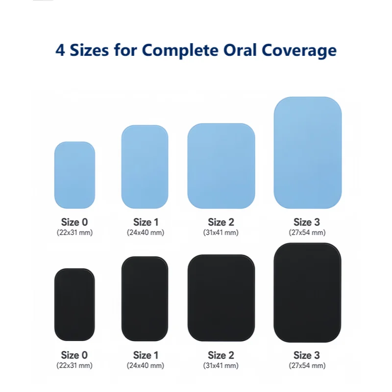 Reusable Dental Intraoral PSP Phosphor Plate, Dental X-Ray Imaging Storage Scanner Panel for Clinic Radiographic Examination