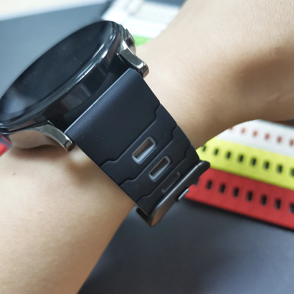 ل Zeblaze ستراتوس 3 2 الترا حزام ل Zeblaze فيبي 7 برو آريس 3 برو Btalk 3 زائد سوار 22 مللي متر استبدال سيليكون الساعات