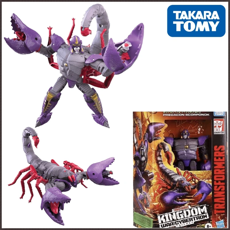 In Stock Takara Tomy Transformers G Series Kingdom WFC-K23 Giant Scorpion Warrior Collectible Figures Action Popular Gifts