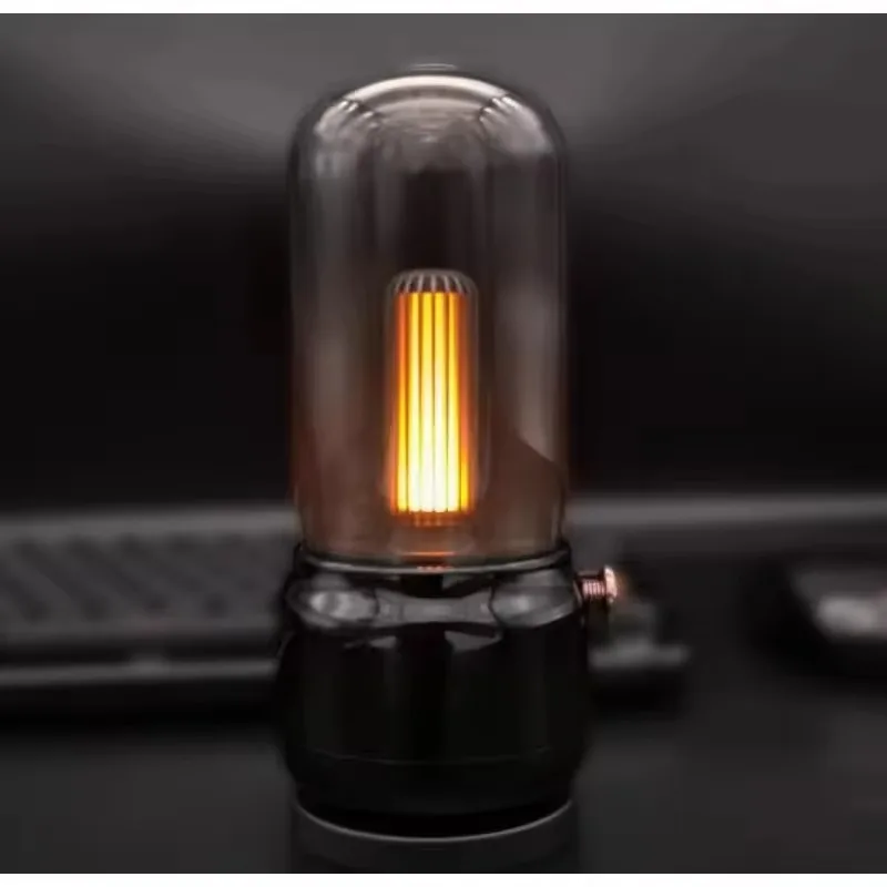 For Pick-up Intelligent LED Candle Light Atmosphere Light Desktop Night   Creative Table Lamp Holiday Gift