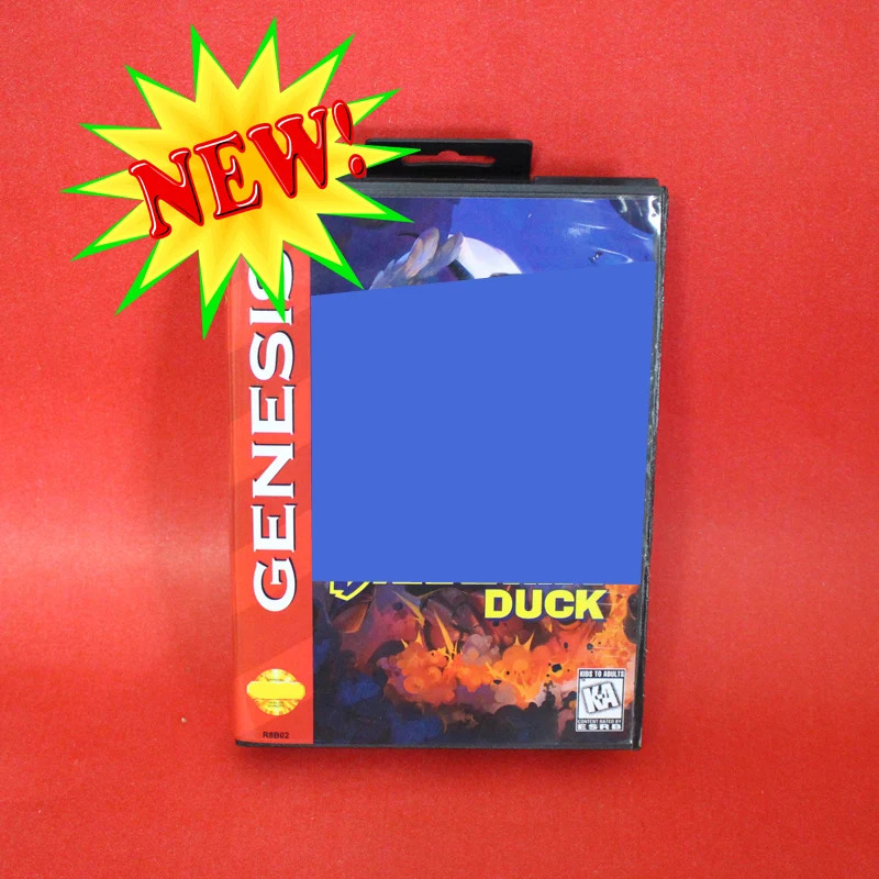 

Обложка Darkw' Duck, США, 16-битный игровой картридж в стиле ретро для игровых консолей Sega Genesis Megadrive