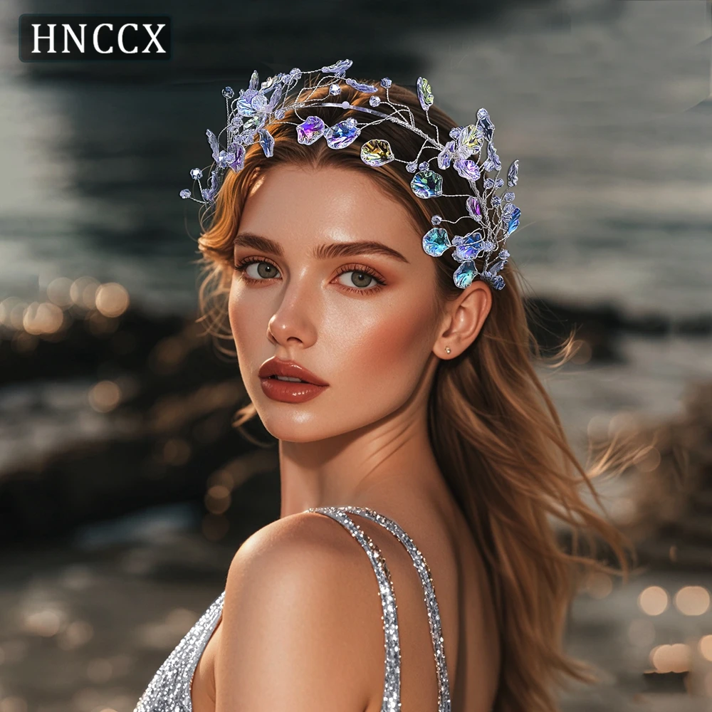 YouLaPan Fashionable Bridal Wedding Headbands Hand Woven Simulated Seashells Exquisite Ladies Banquet Dancing Headbands HP686