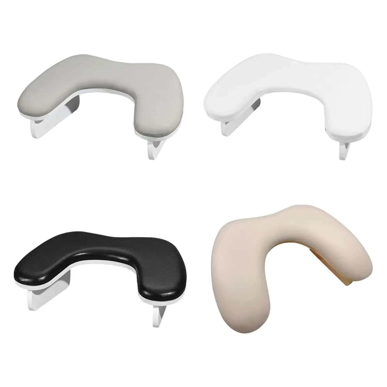 Nail Arm Rest Cushion U Shaped PU Leather Stand Pad Manicure Hand Rest Cushion