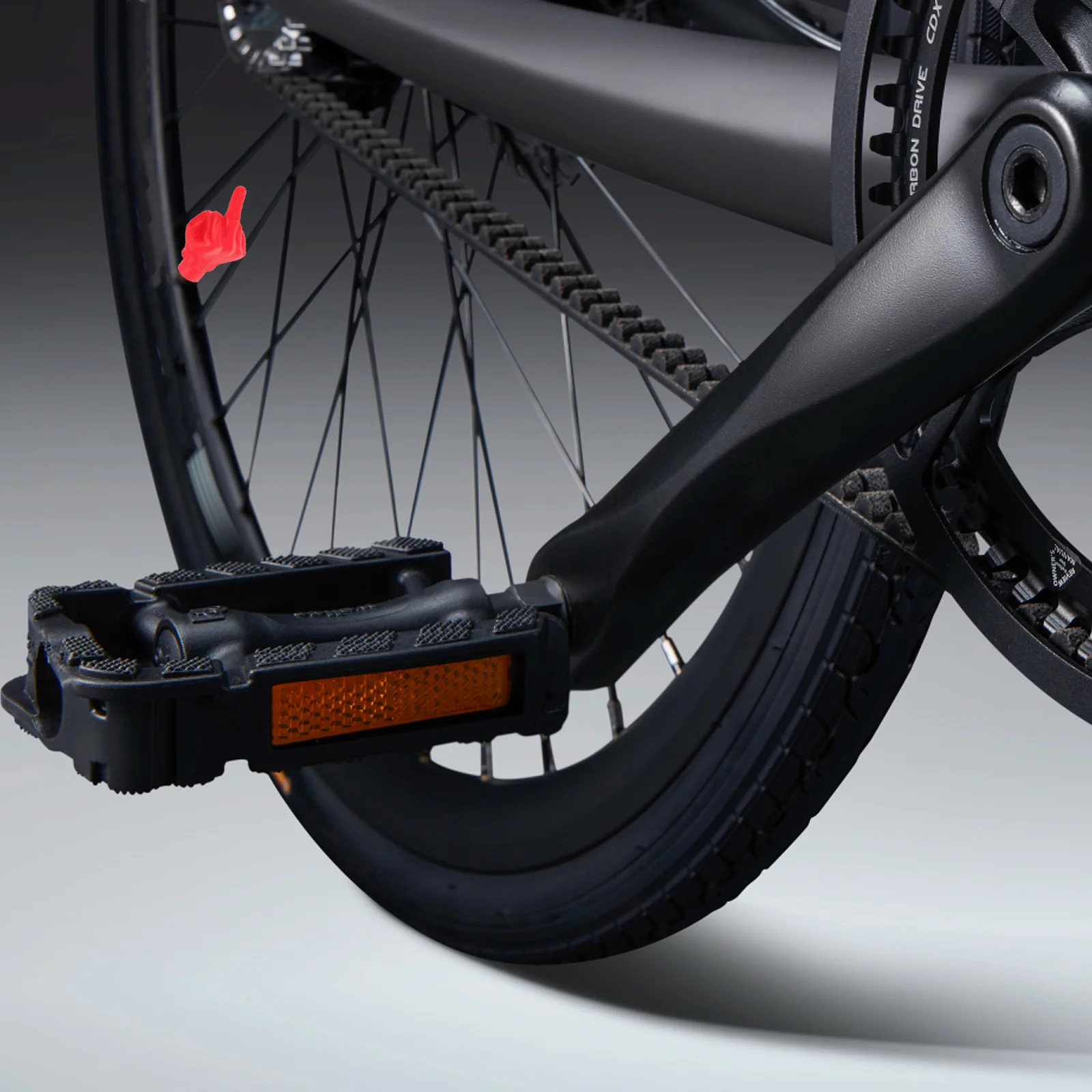 

4pcs Tire Valve Cap Red Finger Shape Durable Plastic Universal Fit For Car Motorcycle Bicycle Air Stem Caps Replacement