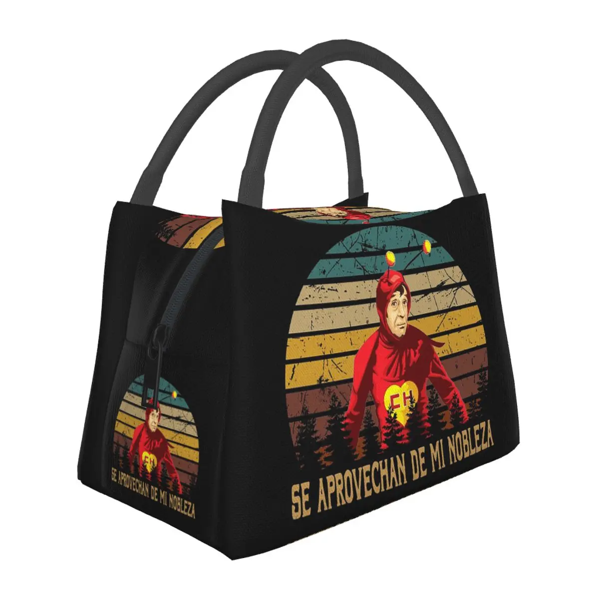 

El Chavo Del Ocho TV Series Insulated Lunch Bag for Women Picnic Storage Food Boxes Container Cooler Thermal Lunch Box Tote