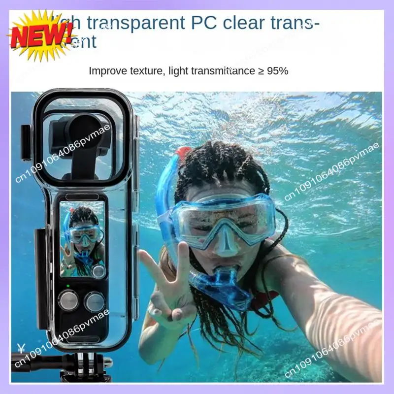 T24C Stabilizer Waterproof Case For Pocket3 Waterproof Case For DJI Pocket3 Handheld Stabilizer Protective Case Diving Frame