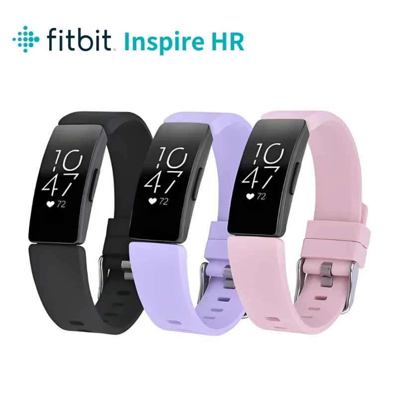 Fitbit Inspire HR 활동 트래커 및 심박수 모니터, 멀티 컬러 S + L 밴드