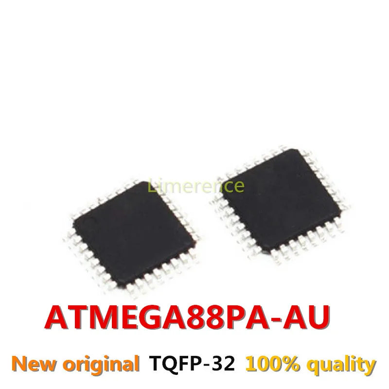 5PCS  ATMEGA88 ATMEGA88PA ATMEGA88PA-AU QFP IC MCU 8BIT 8KB FLASH 32TQFP