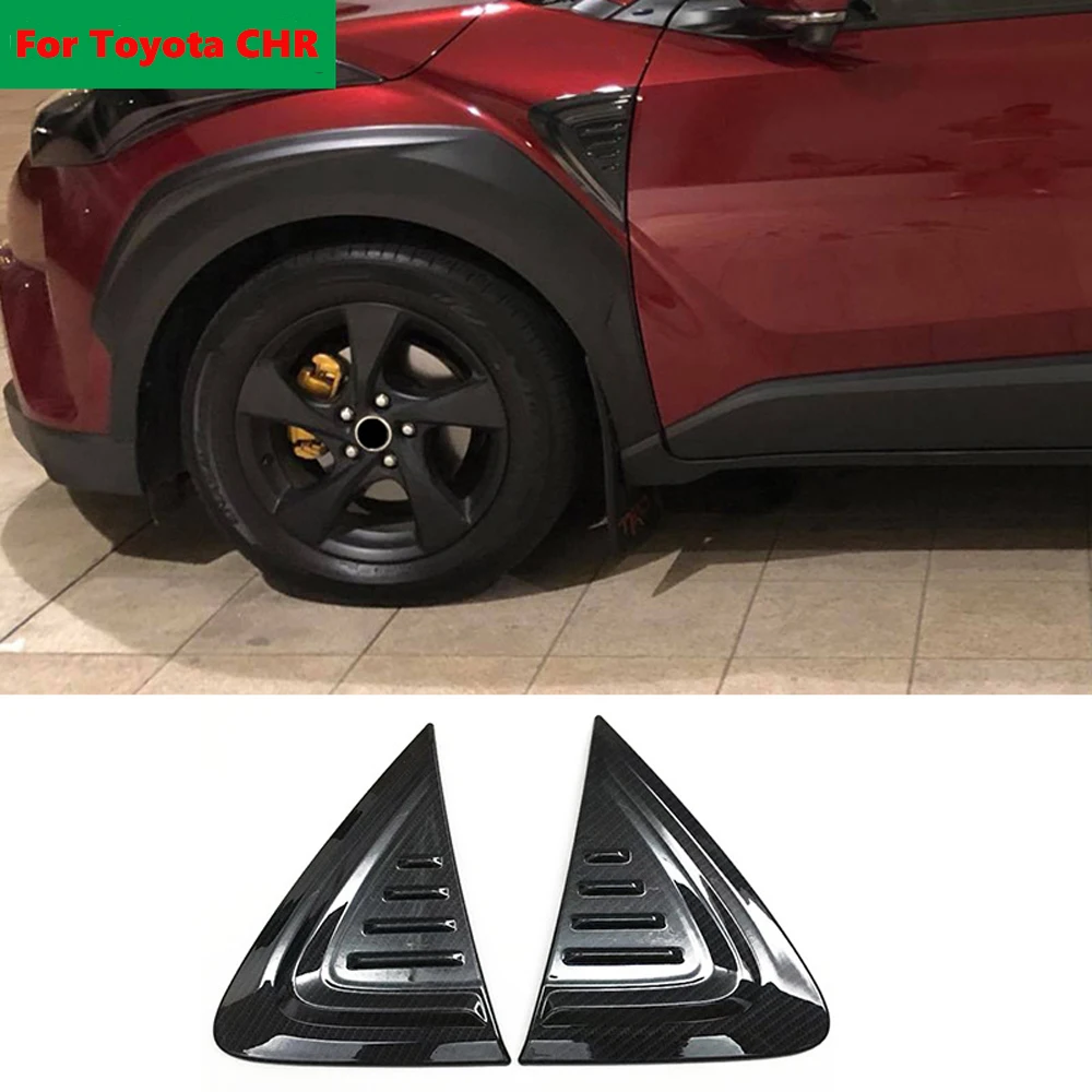 ABS Side Vent Cover Trim Decoration For Toyota CHR CH-R 2017 2018 2019-2021 Auto Accessories