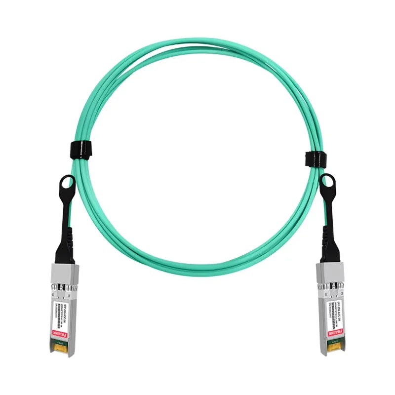 كابل 25G AOC 1/3/5/7/15/20m LSZH SFP28 إلى SFP28 OM3 كابل بصري نشط متوافق مع مفتاح Mellanox/MikroTik/Cisco/Juniper #1
