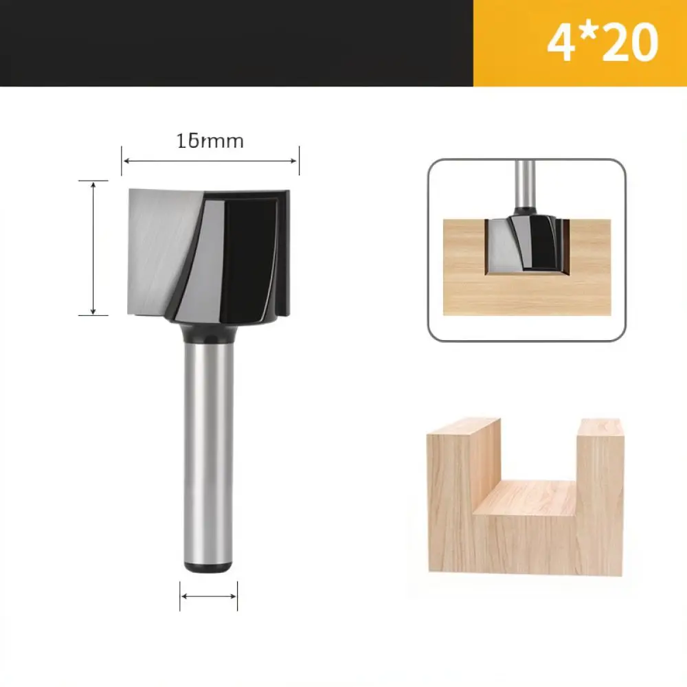Woodworking Slotting Tool 6 35mm Shank Router Bit Milling Cutter For Trimmer Surface Cleaning Wood Accessories