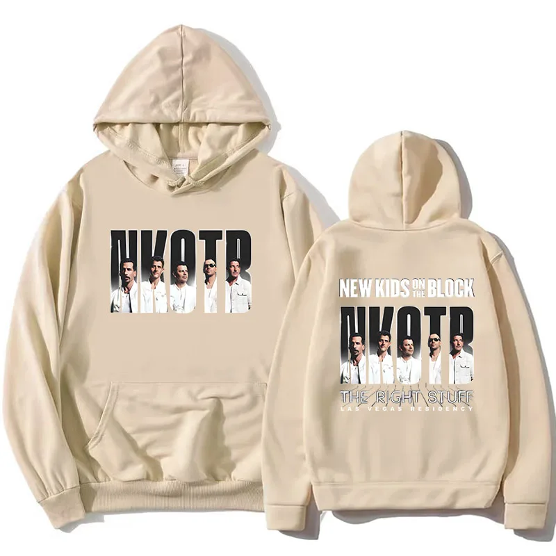جديد أطفال على كتلة NKOTB الفرقة موضة هوديس الأشياء المناسبة لاس فيغاس بلوزات طويلة الأكمام الذكور مقنعين البلوفرات للجنسين #3