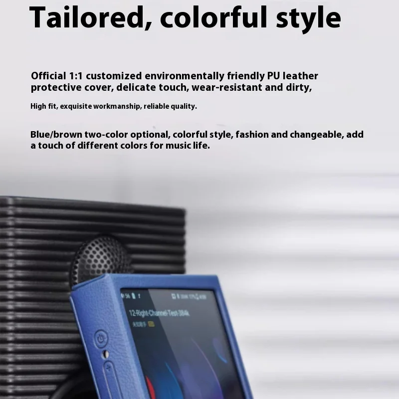 FiiO SK-M21 Player MP3 Protective Case Anti Slip PU Leather Case Easy to Disassemble Embedded Tongue Custom FiiO M21 Player Case