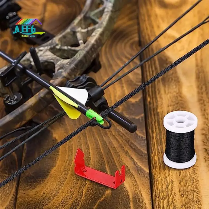 

AEF6-2 шт., сепаратор тетивы, сервировочная нить для тетивы, установщик прицела, красный сепаратор тетивы для стрельбы из лука, аксессуары для лука