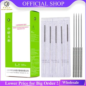 إبرة الوخز بالإبر القابل للتصرف ، إبر تدليك معقمة ، إبر الوخز بالإبر بدون أنابيب ، بالجملة ، 0.25 0.30 مم 0.35 مم ، 100 قطعة أعلى 10 بيع بالجملة في الصين - رقم 4