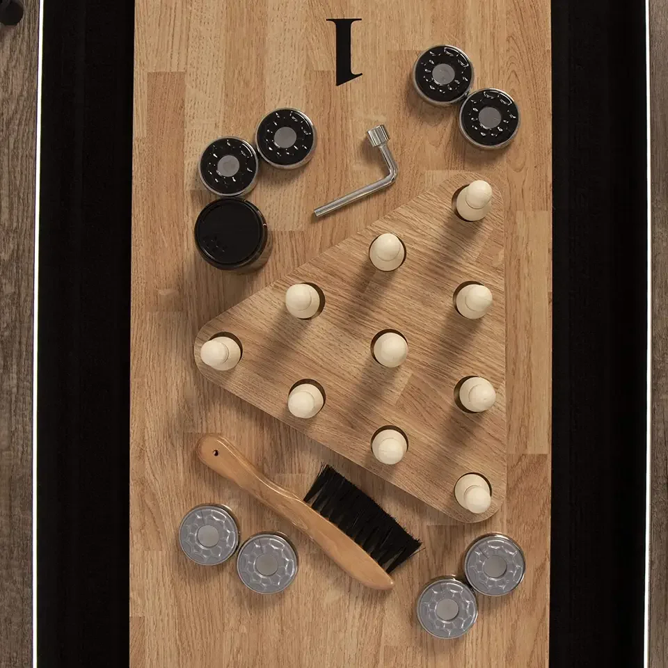 2026 High-quality Indoor Leisure Entertainment Shuffleboard Game Dedicated 9'shuffleboard Tablepromote sales
