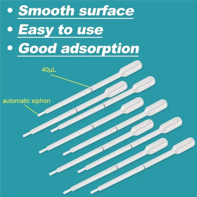 A53M-40Ul Disposable Plastic Transfer Pipette Medical Disposable Pasteur Pipette Lab Disposable Blood Collection Pipette