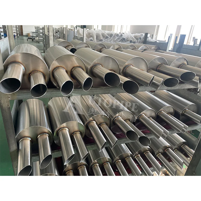 1:1 Copy Customized High Performance Auto Parts Muffler Stainless Steel Exhaust Muffler Customized Service Customized Service On