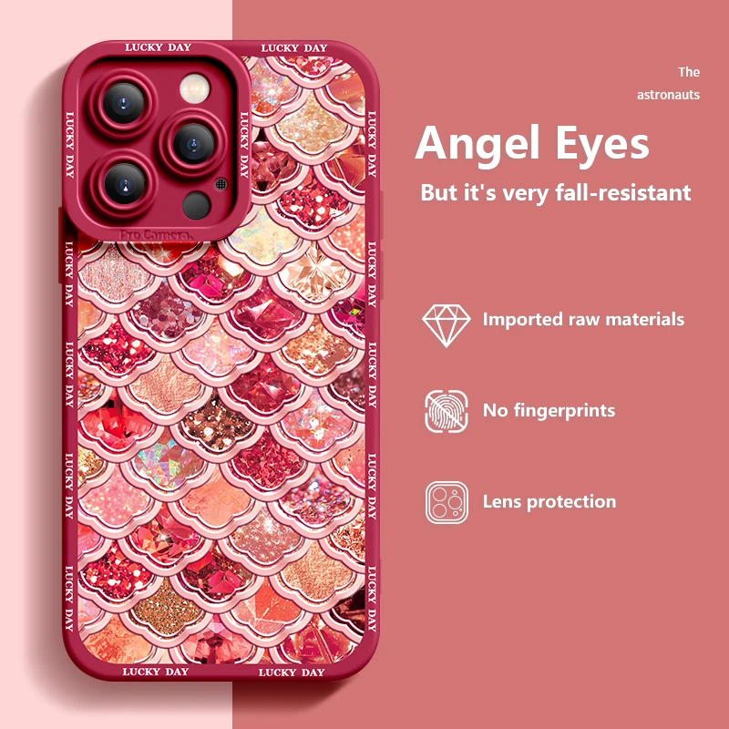 Silicone avançado celular capa protetora, anti-queda shiny shells, caso de luxo para iPhone 15, 14, 13, 12, 11 Pro Max, X, XR, Xs