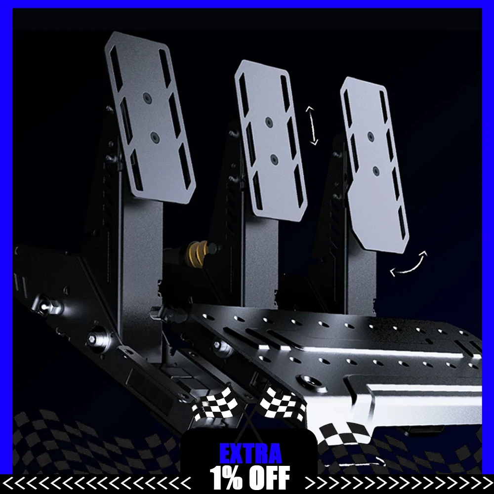 PXN PDHM Sim Racing Pedals Gaming Accelerator Pedals/Brake Pedal/Clutch Pedal Support PC/VD Series/V10 Series/V12DDL/V12DDS/V99