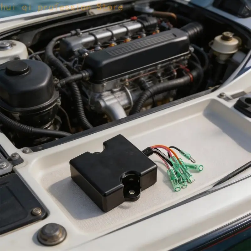 Schwarzer ABS-Schaltkasten für 62T-85540-00 Marine Service Use H8WE – Detail 9