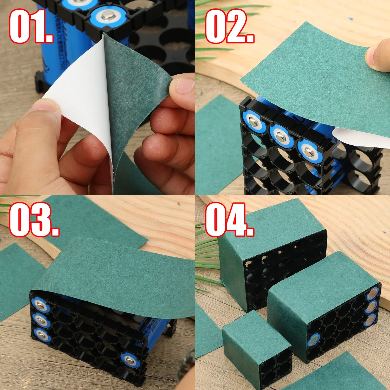 18650 بطارية كهربائية عازلة ورق لاصق سمك البطارية حزمة عازل طوقا الشريط الاعوجاج القطب معزول منصات #2