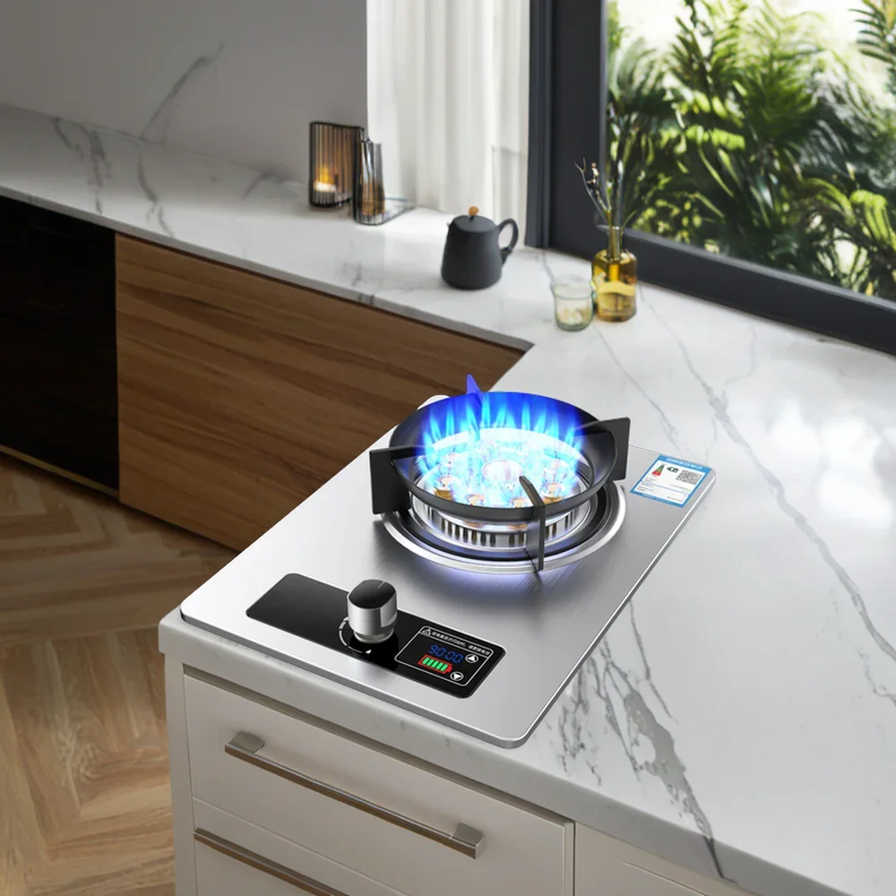 5.2KW Build In Household Smart Portable High Power Brass Burner Gas Stove