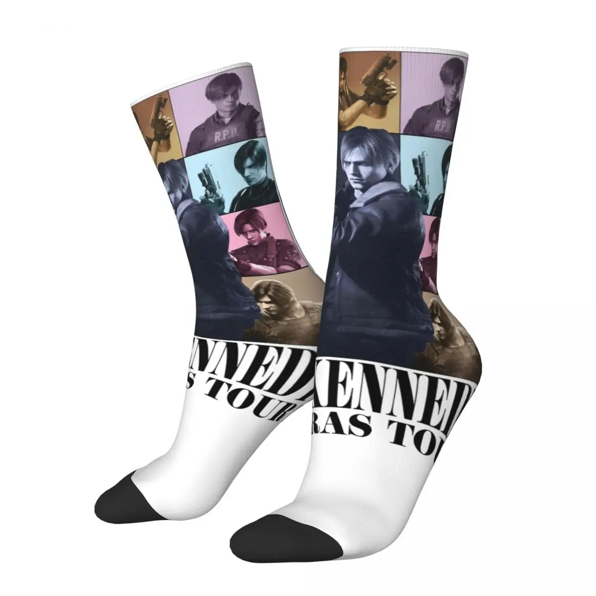 Happy Funny Men's Socks Casual Leon S. Kennedy The Eras Tour Sock Polyester Sport Women Stockings Spring Summer Autumn Winter