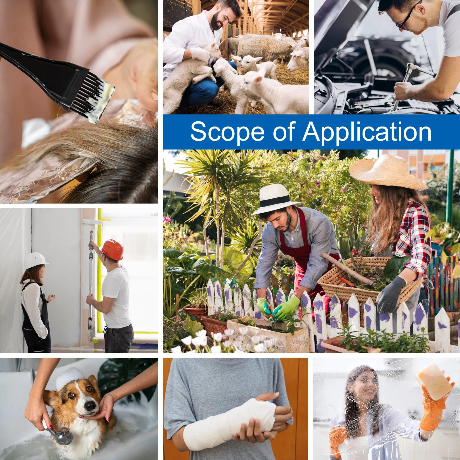 50 Uds guante de brazo largo 85Cm desechable ligero para ganado cerdo uso en granja guantes protectores para examen de embarazo