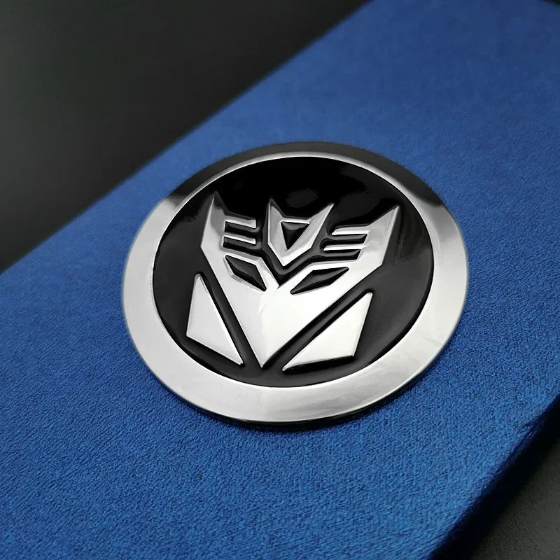 Transformers 3D Car Stickers Decepticon Emblem Tail Badge Emblem Decal Cool Autobots Logo Cars Styling Accessories Auto Sticker