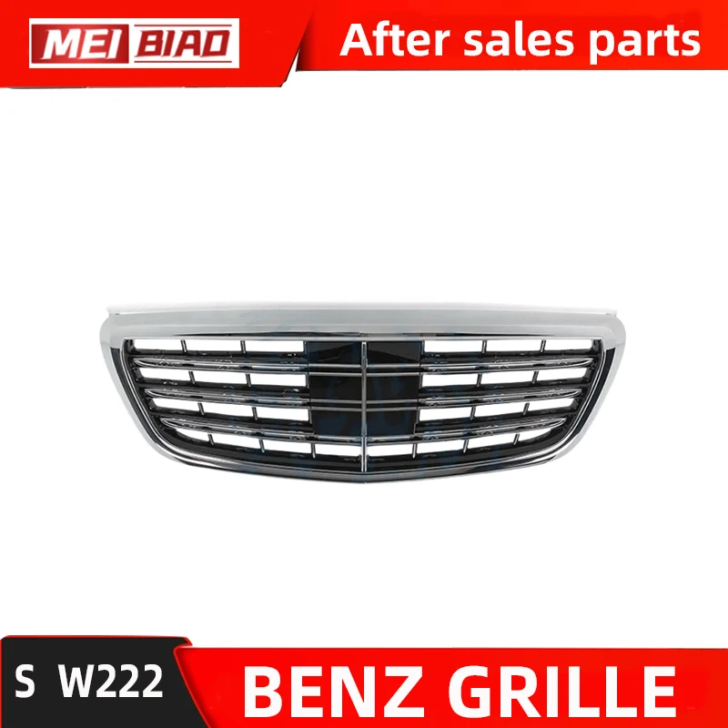 For Mercedes BENZ  Grille W222 S Class  S600 S500 With Acc Wihtout  Camera Hole Front Middle Net Car Auto part Oem A 2228801683