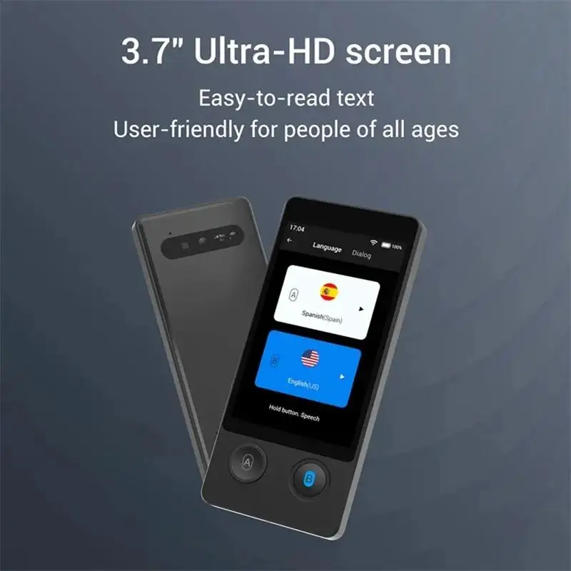W12 AI Voice 144 Online Language WIFI Instant Translator