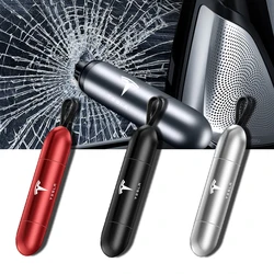 Car Safety Hammer Emergency Window Breaker Seat Belt Cutting Machine Car Goods For Tesla Model 3 2022 Y X S Cc3 Juguete Coil 4