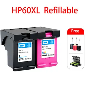 Compatible Refillable Ink Cartridge For HP60 60XL  Deskjet D1668 D2530 D2545 D2560 D2563 D2566 D2568 D2645 D2660 D2663 Printer