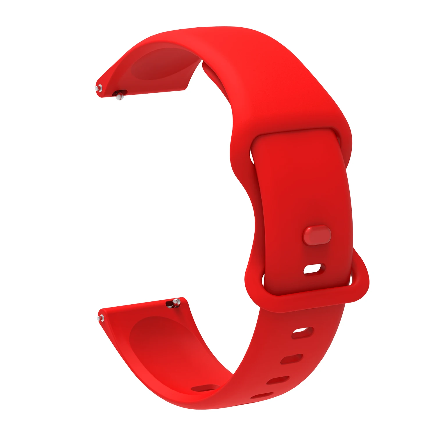 

20mm 22mm Universal Silicone Watch Strap Adjustable Buckle Comfortable Durable Replacement for Smart Watch Accessories Compatibl