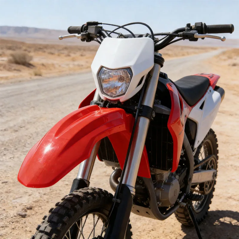 

1Pcs Front Fender Plastic Protector Motorcycle Parts Items For CRF50 XR50 Offroad Dirt Pit Bike Front Wheel Mudguard Accessories