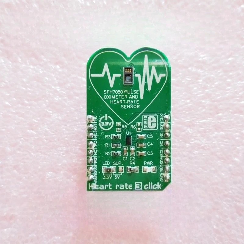 SFH7050, AFE4404 HEART RATE 3 CLICK Module