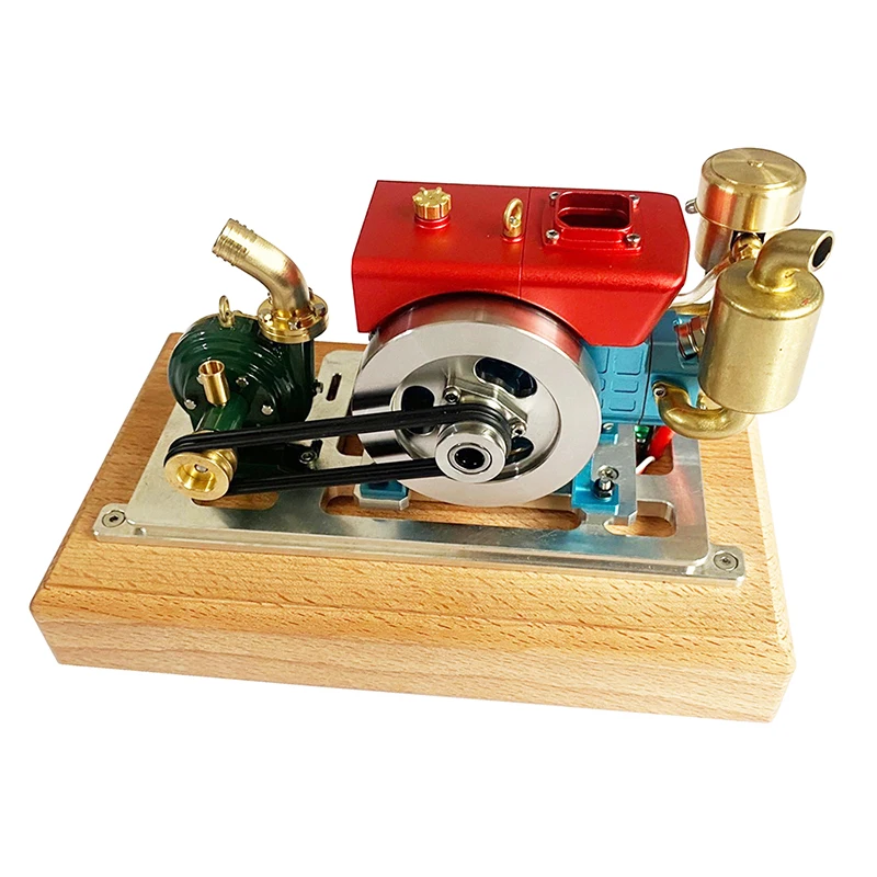 Pure Copper Diesel Engine Model Modified Pumping Unit Model Gasoline Engine Suitable for RC Car TOY