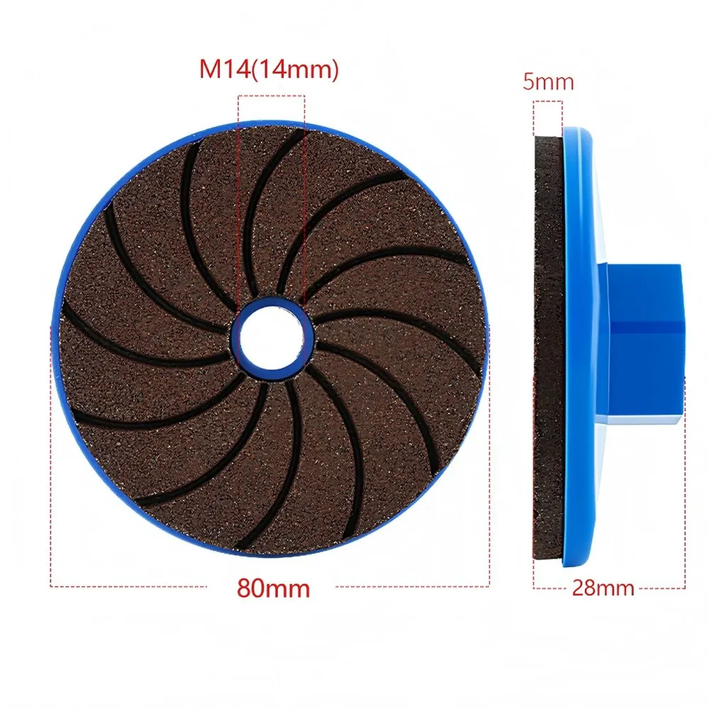 TQLQ 80mm Silicon Carbide Grinding Wheel Disc Grit for Angle Grinder Polishing Grinding Cutting Ceramic Tile Stone Metal M10 M14