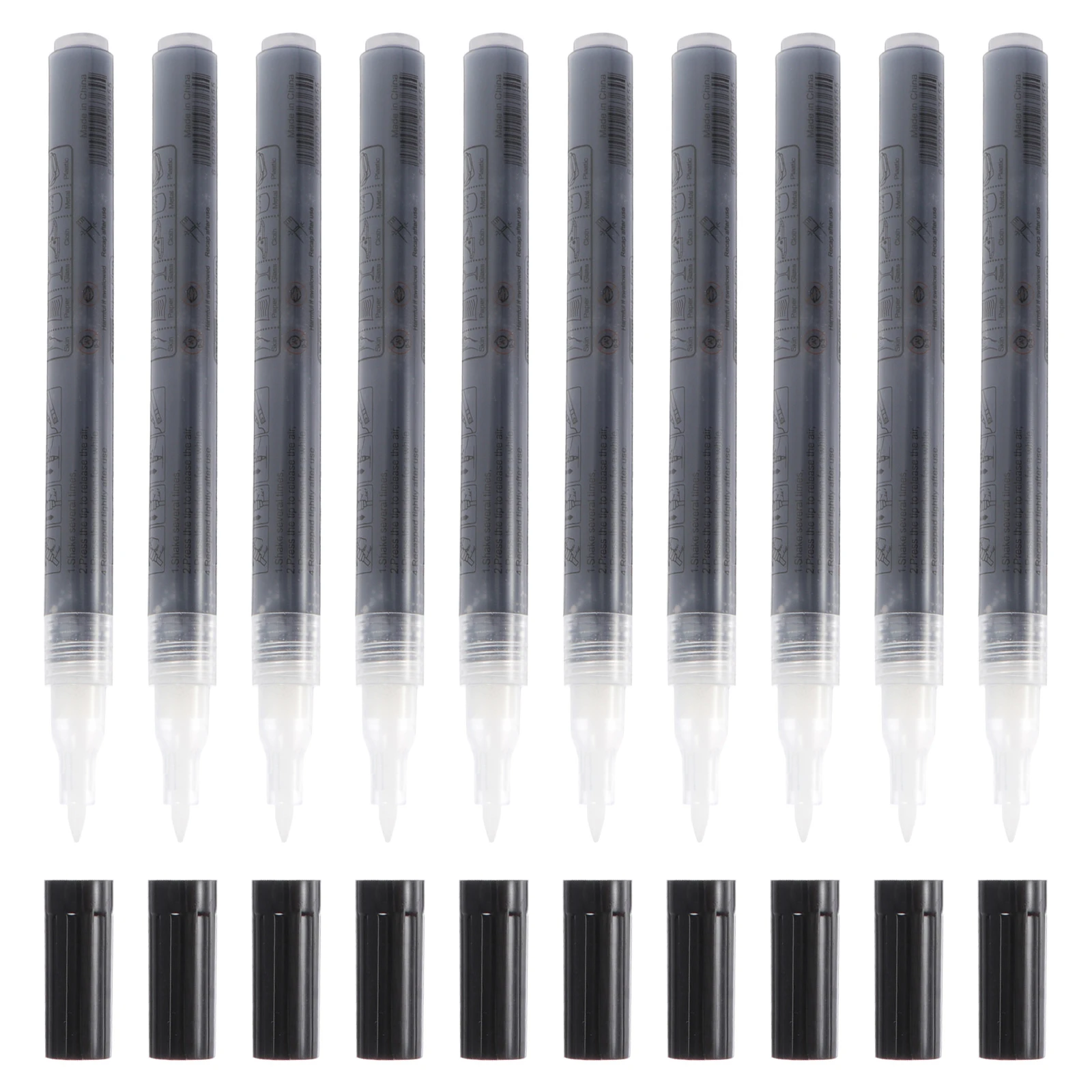 

10 Pcs Marker Pen Marking Pens Odorless Students Stationeries Colored Painting Drawing Kids Markers