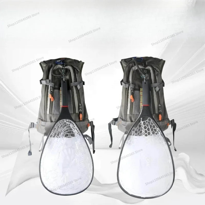 Floating Water Fly Fishing, Fishing Net, Fishing Net, Ultra Long Handle, Outlet, Bite Resistant, Ultra Light