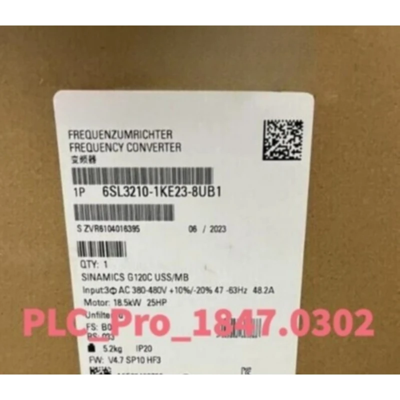 

1PCS Brand New 6SL3210-1KE23-8UB1 6SL3 210-1KE23-8UB1 Fast delivery