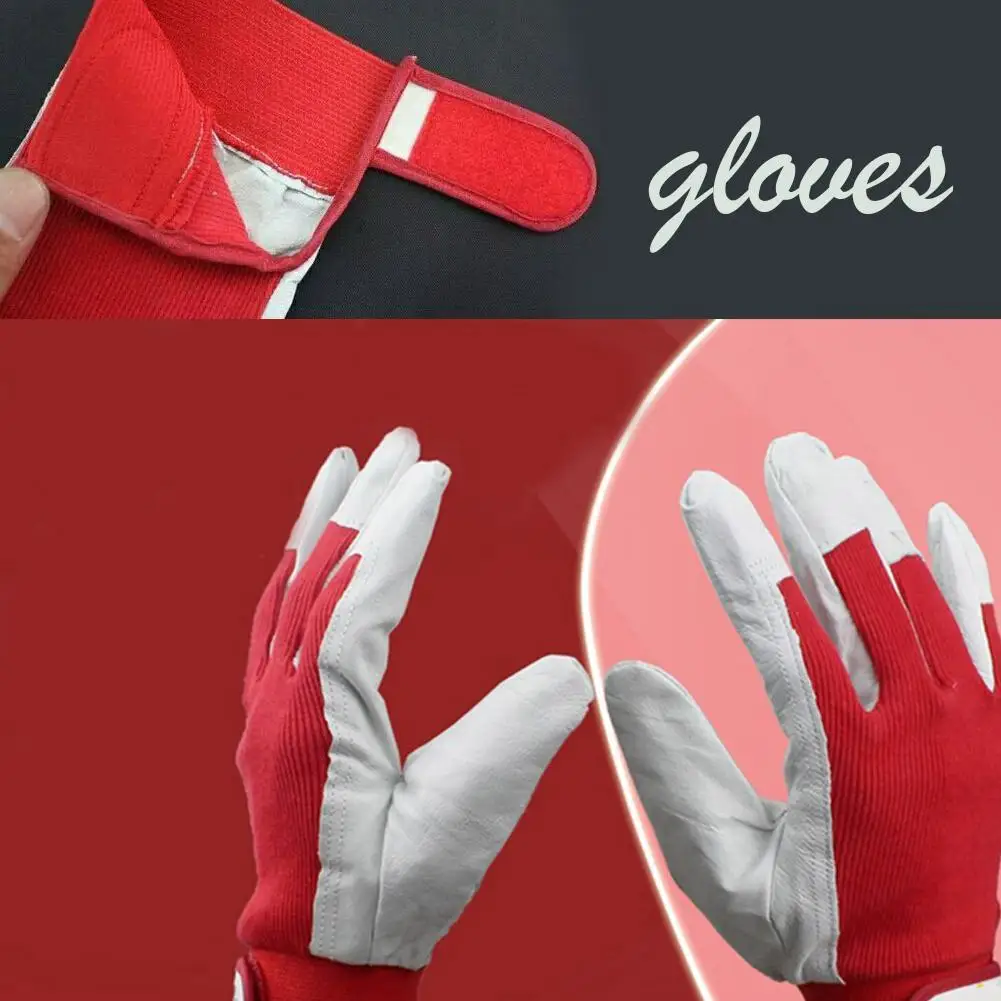 1Pair Machinist Leather Work Repair Mechanic Gloves Mechanic Work Glove Leather Welding Coat Heavy Industrial Glove Sport Glove