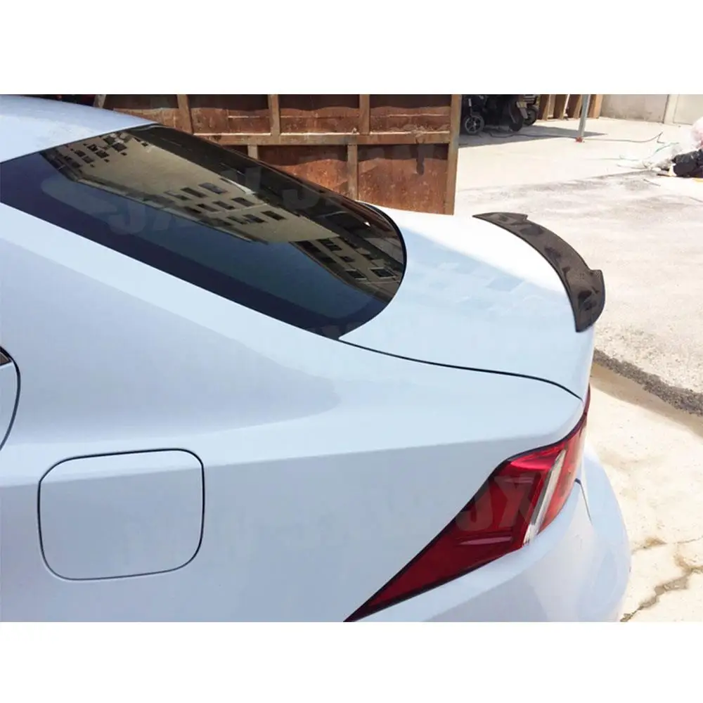 JCHEY Carbon Fiber Rear Spoiler For Lexus IS200 IS250 IS300 IS350 IS F Sport Sedan 4 Door 13-18 Duckbill Rear Trunk Wing Spoiler view 6