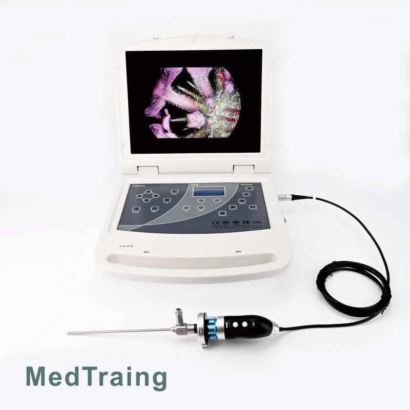 Advanced 3 in 1 Portable Endoscopy Camera with Light and Moniter for Surgery and also Teaching