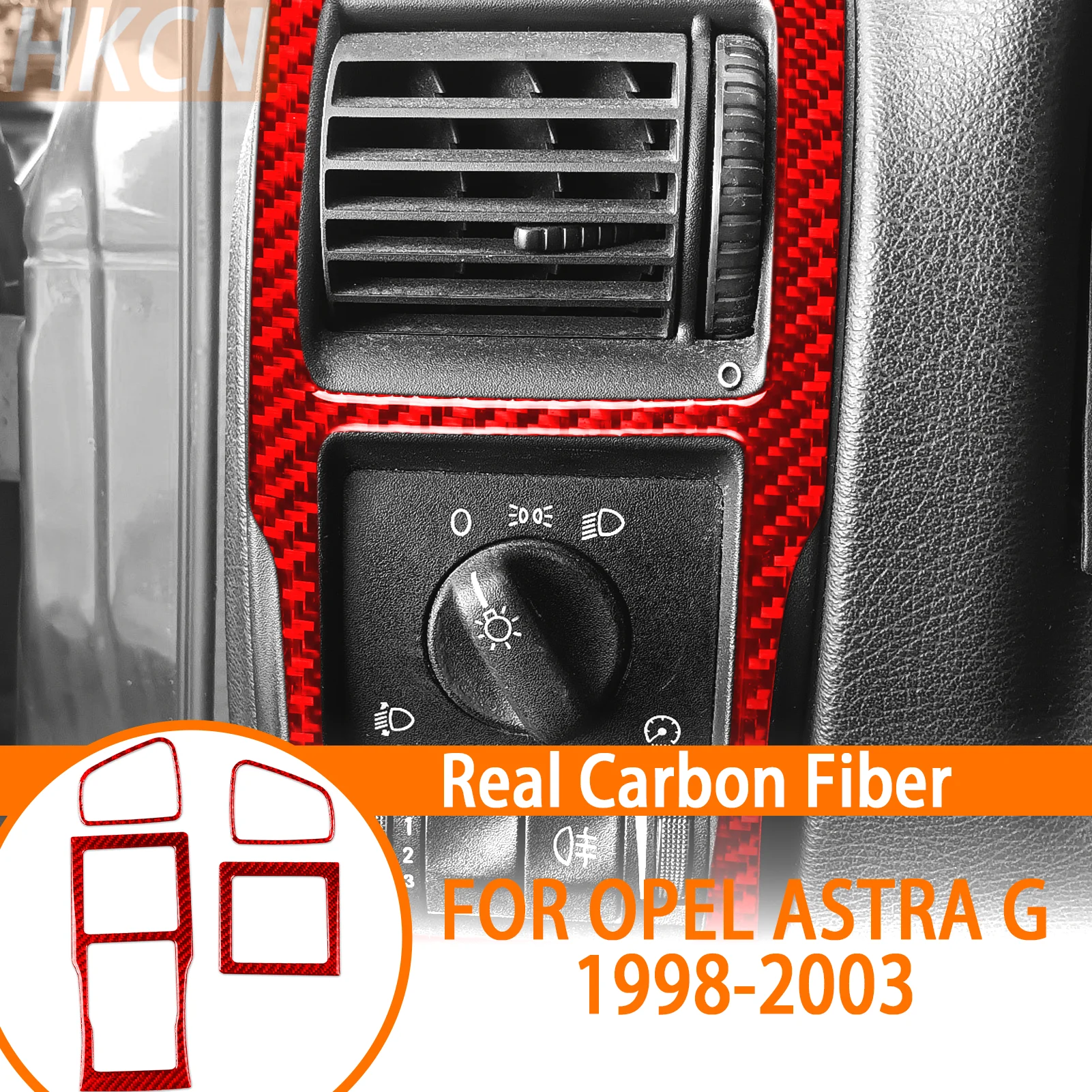 

Carbon Fiber Dashboard Defogger Air Vent Outlet Pnael Trim Cover Car Interior Accessories Sticker For Opel Astra G 1998-2003