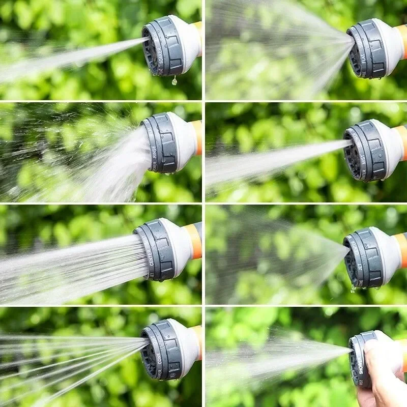 Spray Lawn Watering Multi-Function Car Wash High Pressure Durable Hand-Held Tools Hose Sprinkle Nozzle Garden