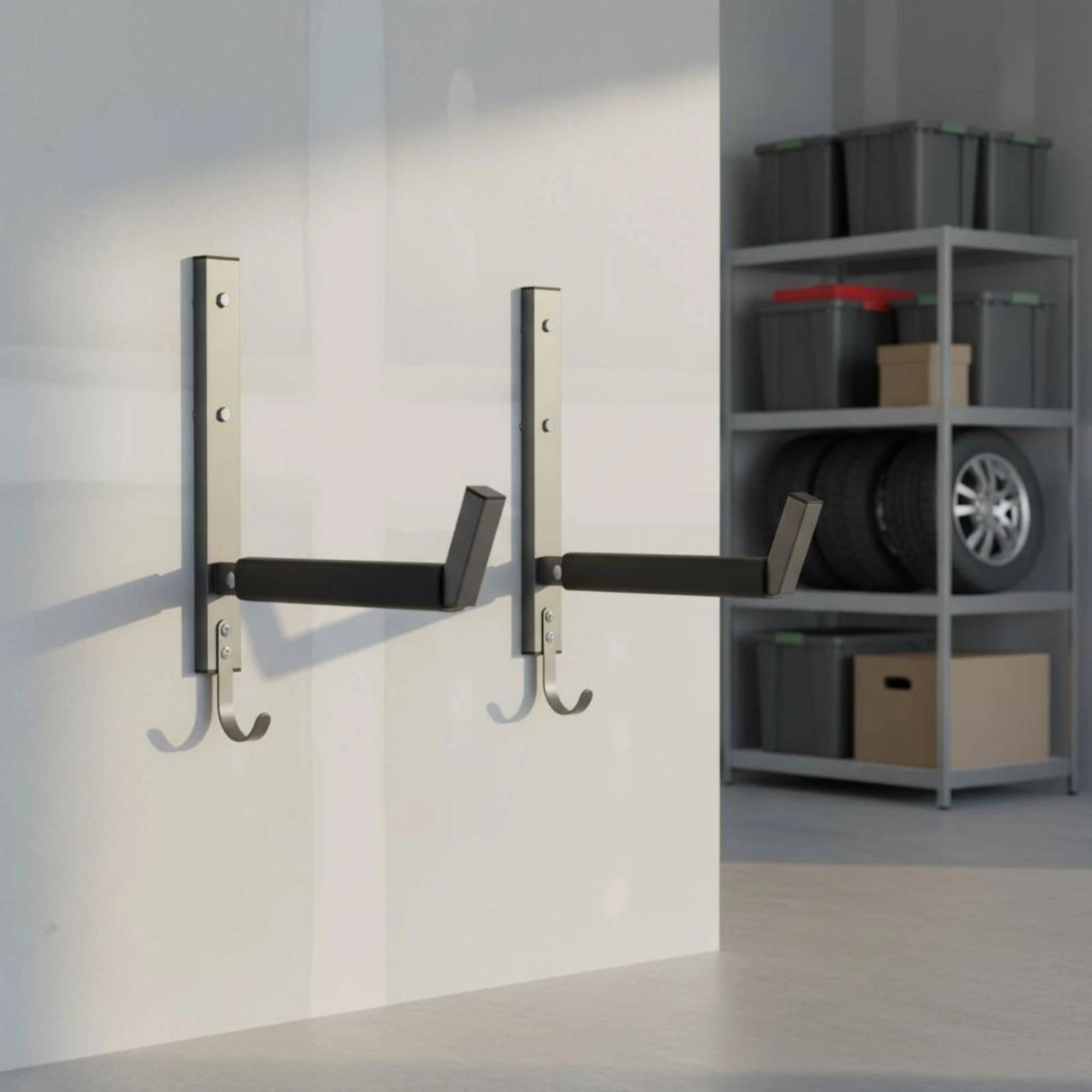 Wall-Mounted Kayak Hook Scratch Protection Kayak Storage Hook Storage Hooks Space Saving Wall Mounted Garage Hooks