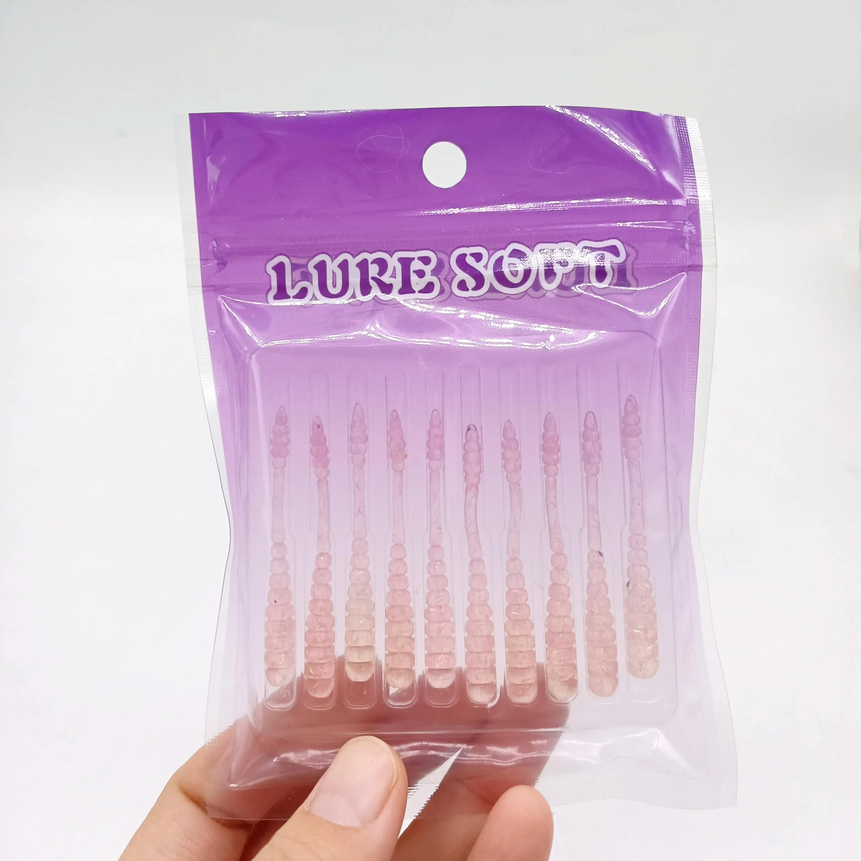 DUODUOYU 10PCS Neue Ajing Weiche Angeln Locken 48mm 0,5g Mini Kunststoff Köder Rockfishing Stream Fluss Meer künstliche Köder Angeln Locken – Detail 15